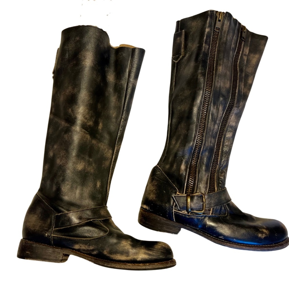 Bed Stu Distressed Boots-9.5